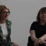 Od lewej siedzą: Pani Paulina Malinowska-Kowalczyk – Doradca Prezydenta RP, Pani Ilona Berezowska - prowadząca debatę dziennikarka „Integracji” i portalu Niepelnosprawni.pl